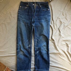 APC standard selvedge straight leg jeans